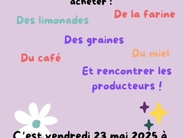 📣Marché des producteurs et créateurs locaux 𝑱-𝟑 📣

🧺Lors du marché organisé par les jeunes de CAP Services Aux Personnes et Vente en Espace Rural (SAPVER),...