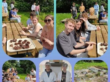 Ce Lundi, en EPI cadre de vie et activités de restauration, les élèves ont préparé un gâteau au chocolat à base de compote de pomme. Une belle réussite...