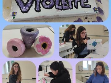 Dans le cadre des EPI Végétaux cultivés et Energie, les élèves de 4e A ont réalisé un atelier peinture. Ils ont peint les panneaux du potager et les oyas...