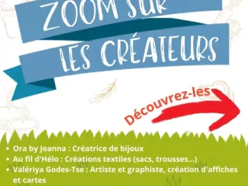Vendredi de nombreux créateurs seront présents !
Swipez pour découvrir leurs univers et leurs créations ! 🤩
